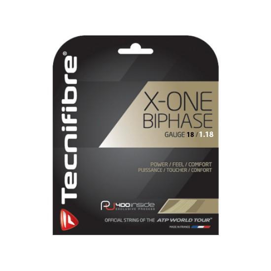 その他 Tecnifibre  X-ONE Tecnifibre X-One Biphase 16 1.30mm 200M Reel - W & D Strings